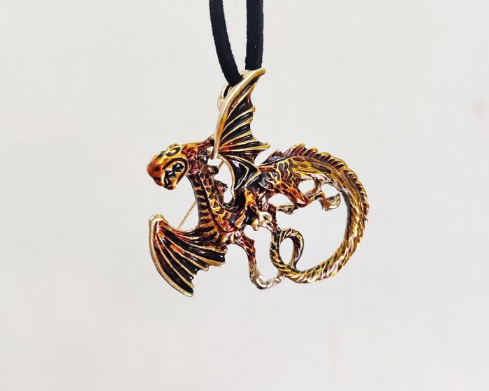Golden Dragon Brooch G721574907180