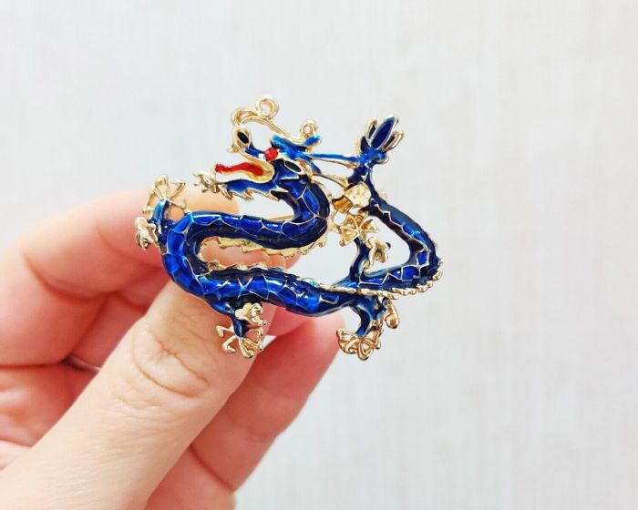 Golden Dragon Brooch G738475907195