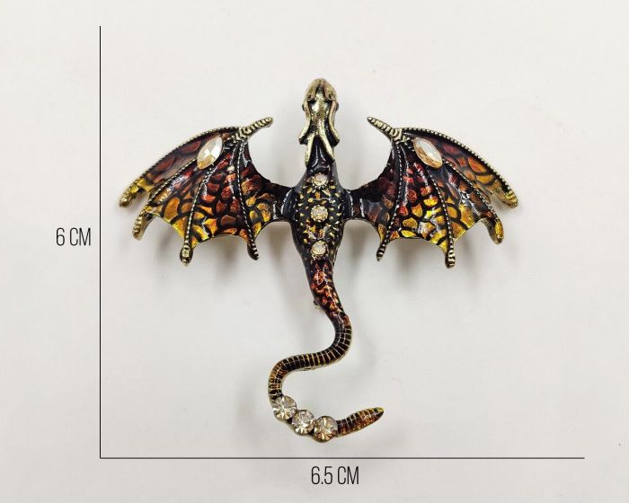 Flying Dragon Brooch Pendant G738675907195
