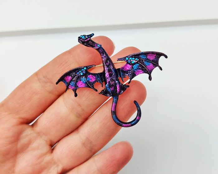 Dragon Pendant Brooch G754775507210
