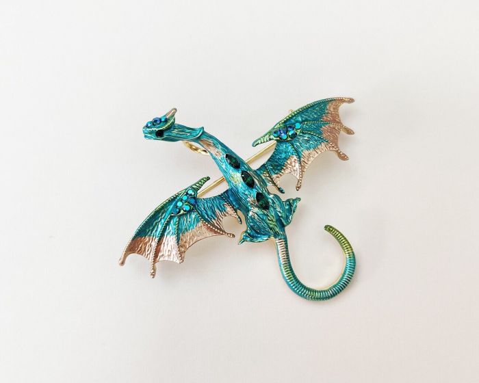 Flying Dragon Brooch Pendant G754875507210