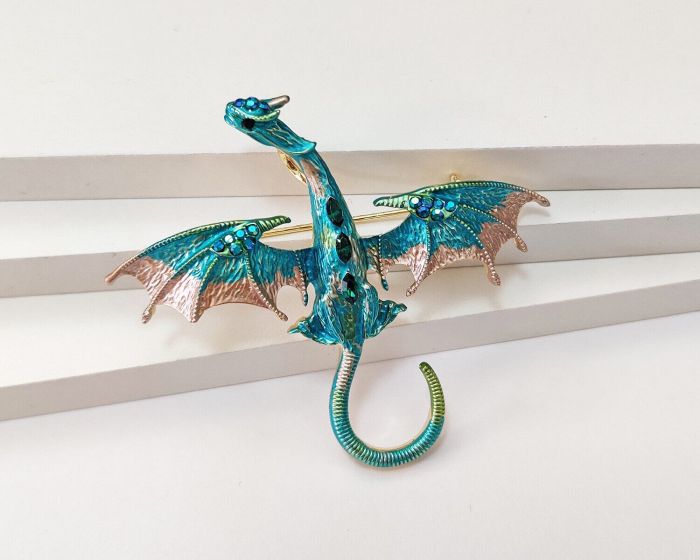 Flying Dragon Brooch Pendant G754875507210