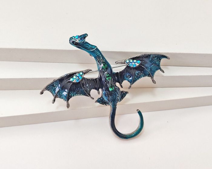 Flying Dragon Pendant Brooch G755175507210