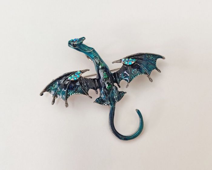 Flying Dragon Pendant Brooch G755175507210