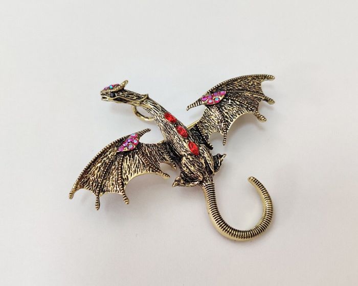 Flying Dragon Pendant Brooch G755275507210