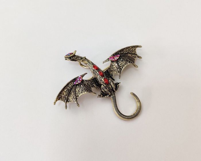 Flying Dragon Pendant Brooch G755275507210