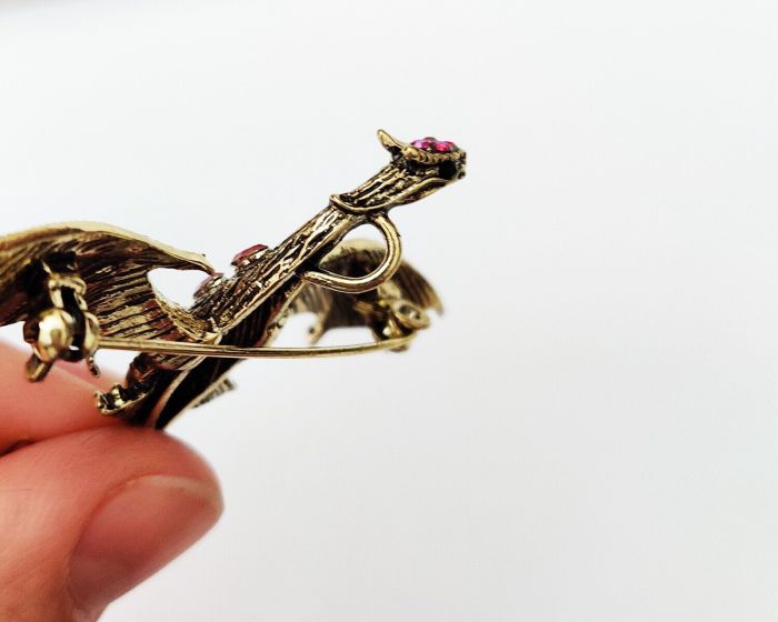 Flying Dragon Pendant Brooch G755275507210