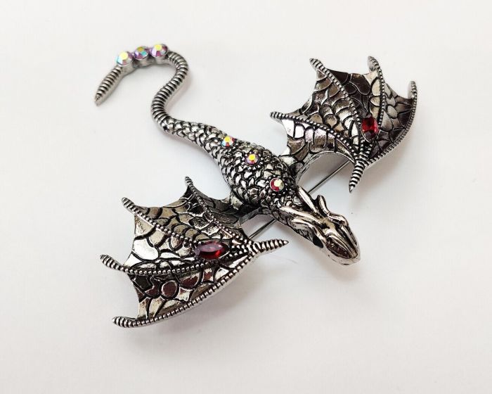 Flying Dragon Brooch Pendant G755775507220