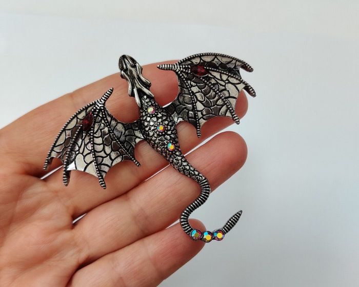 Flying Dragon Brooch Pendant G755775507220
