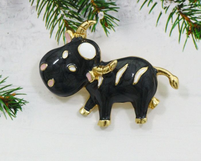 New Year Symbol Brooch F627374507150 F627374507150