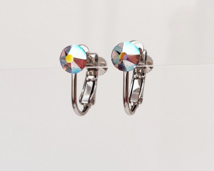 Earrings with Swarovski crystals Cube G875974907180