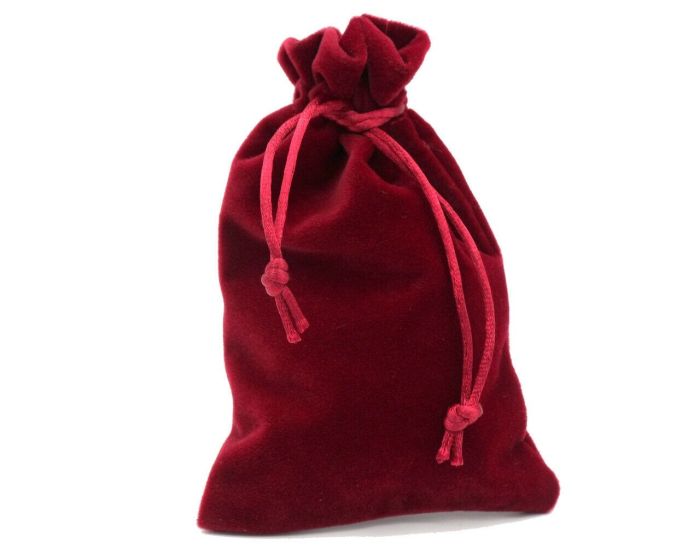 Gift bag, velvet (10*15cm) G1007 / Red