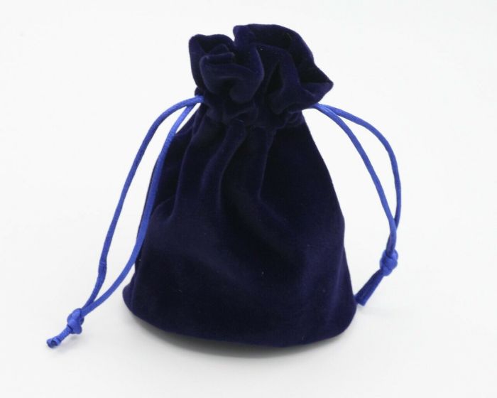 Gift bag, velvet (10 x 15 cm) G1008/Blue