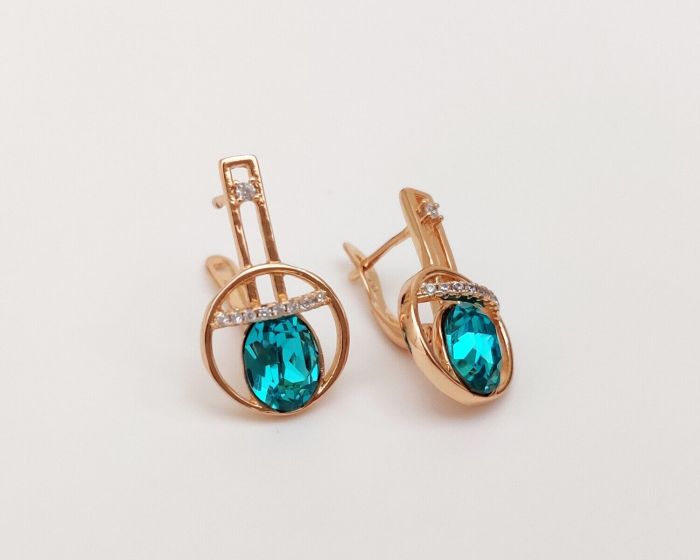 Earrings with Swarovski crystals R096678907380