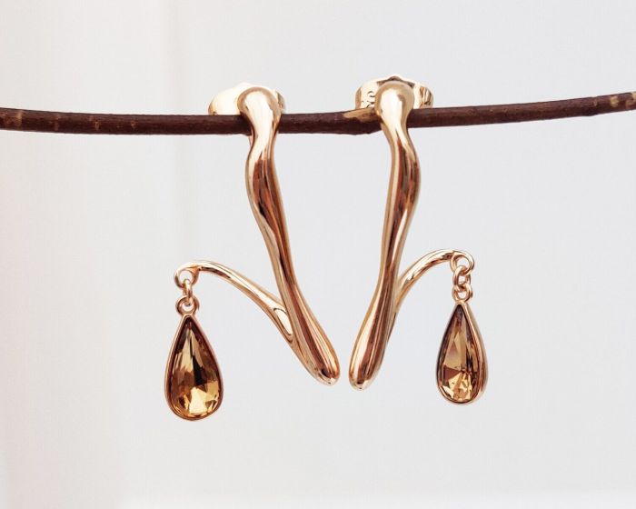 Earrings with Swarovski crystals R0972712007490