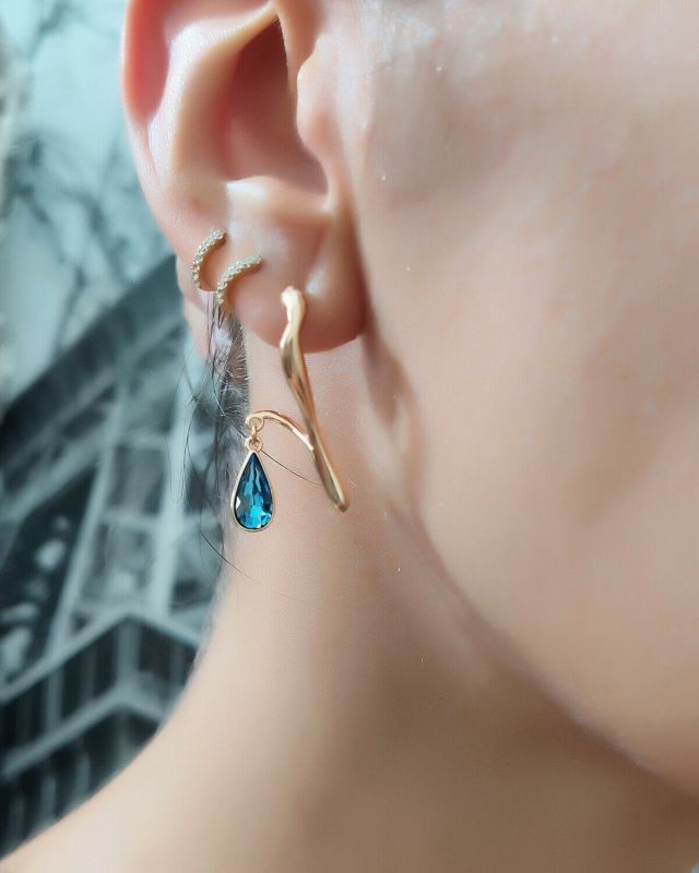 Earrings with Swarovski crystals R0975712007490