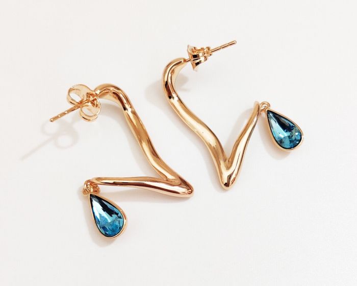 Earrings with Swarovski crystals R0975712007490