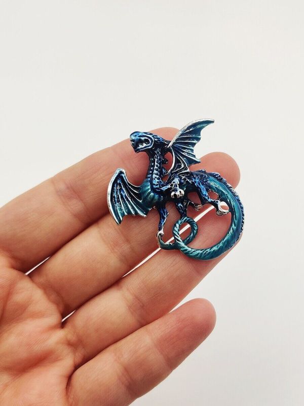 Blue Water Dragon Brooch G721174907180