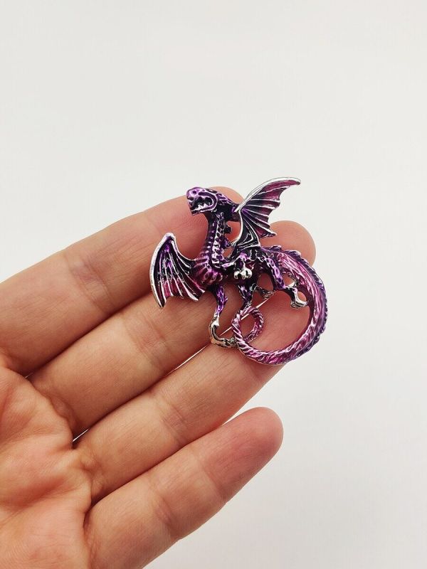 Purple Dragon Brooch G721274907180