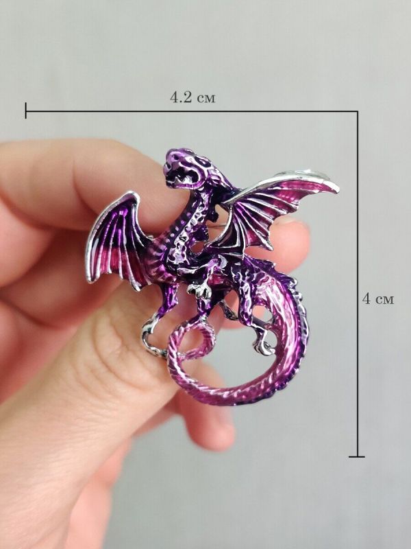 Purple Dragon Brooch G721274907180