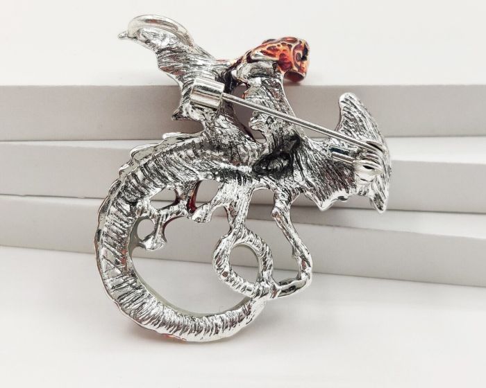 Fire Dragon Sign Brooch G721474907180