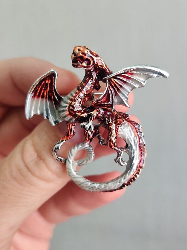 Fire Dragon Sign Brooch G721474907180