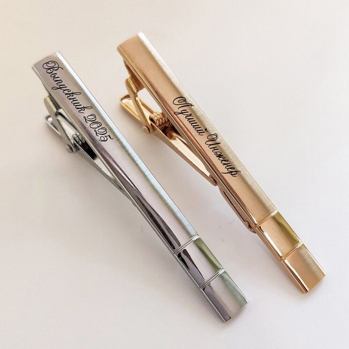 Tie clip with your engraving R1889-1890