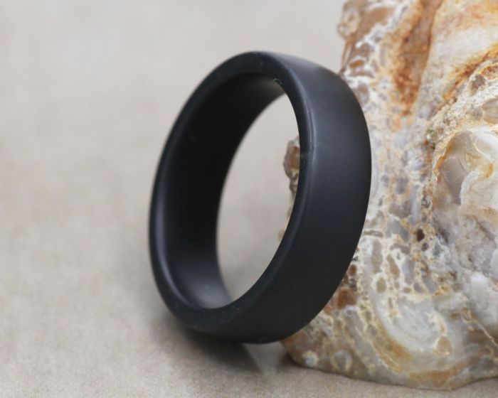 Ring with matte ceramic R1081(GR)
